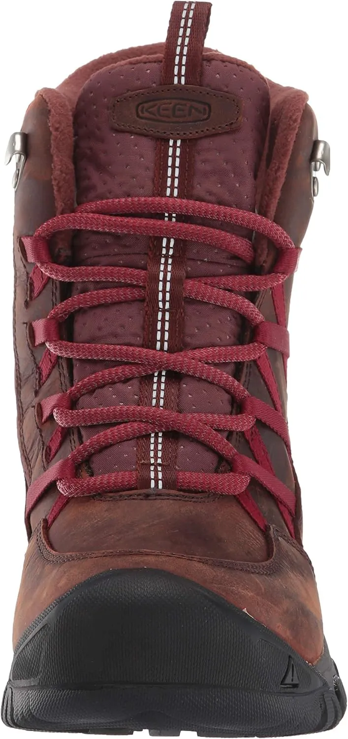 KEEN Women's Hoodoo 3 Lace Up Mid Height Leather Insulated Waterproof Snow Boot