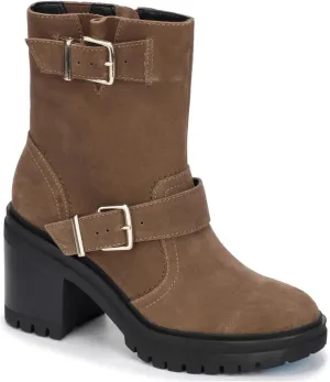 Kenneth Cole Women's Rhode Heel Buckle Ankle Boot