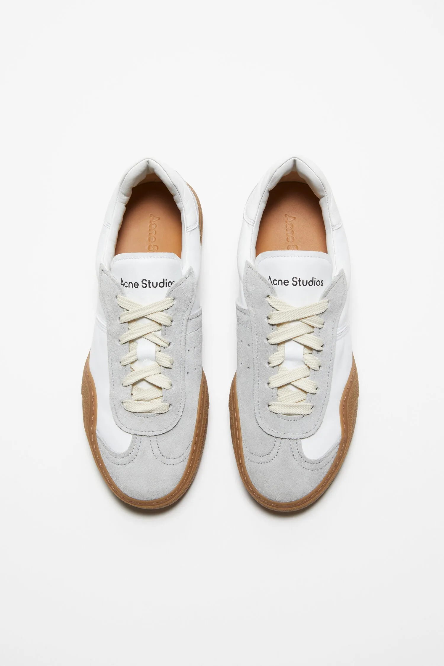 Lace-Up, White/Brown, Sneaker