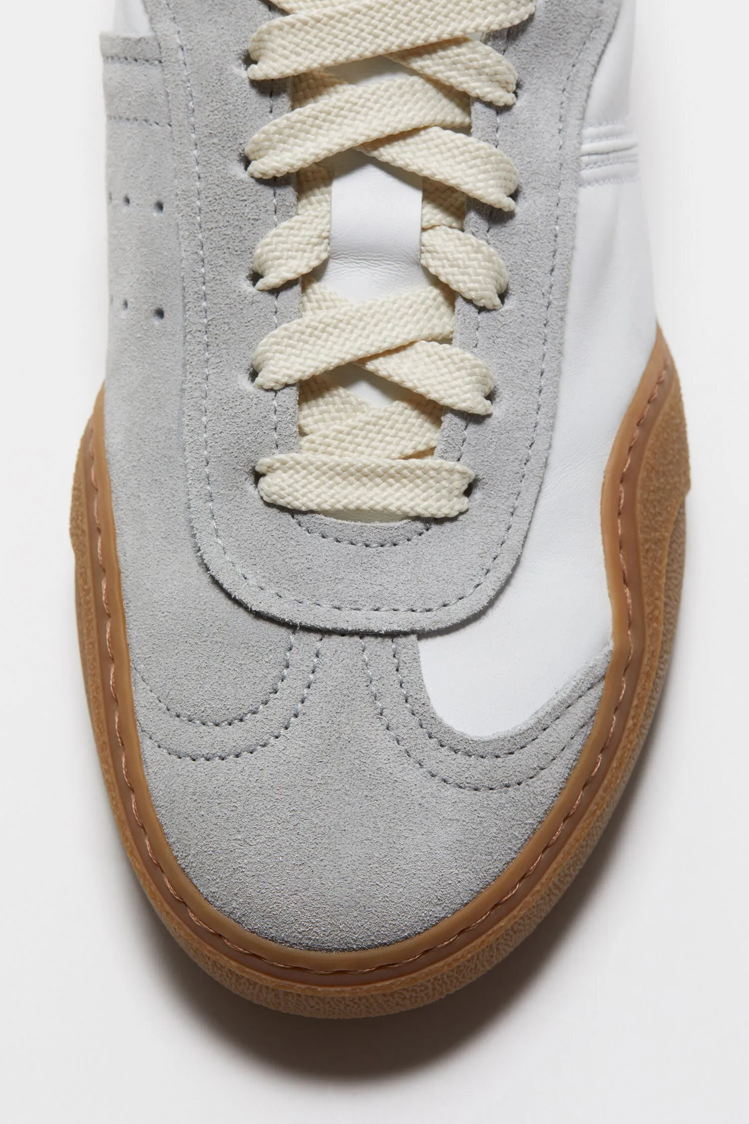Lace-Up, White/Brown, Sneaker