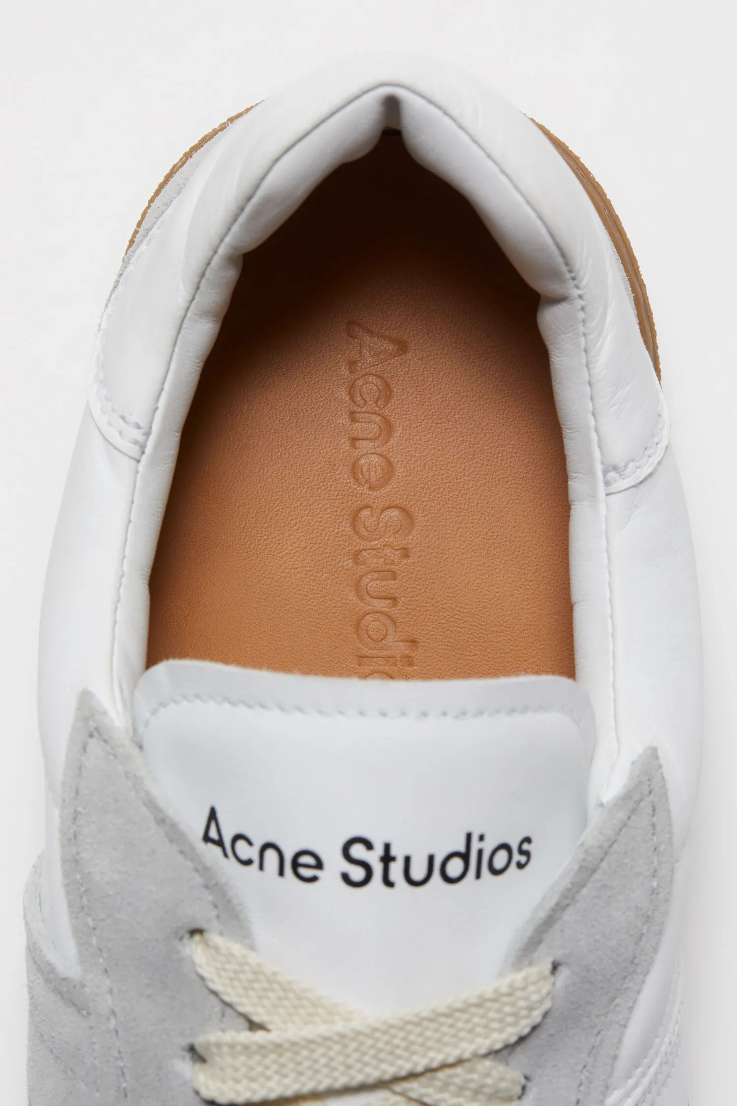 Lace-Up, White/Brown, Sneaker