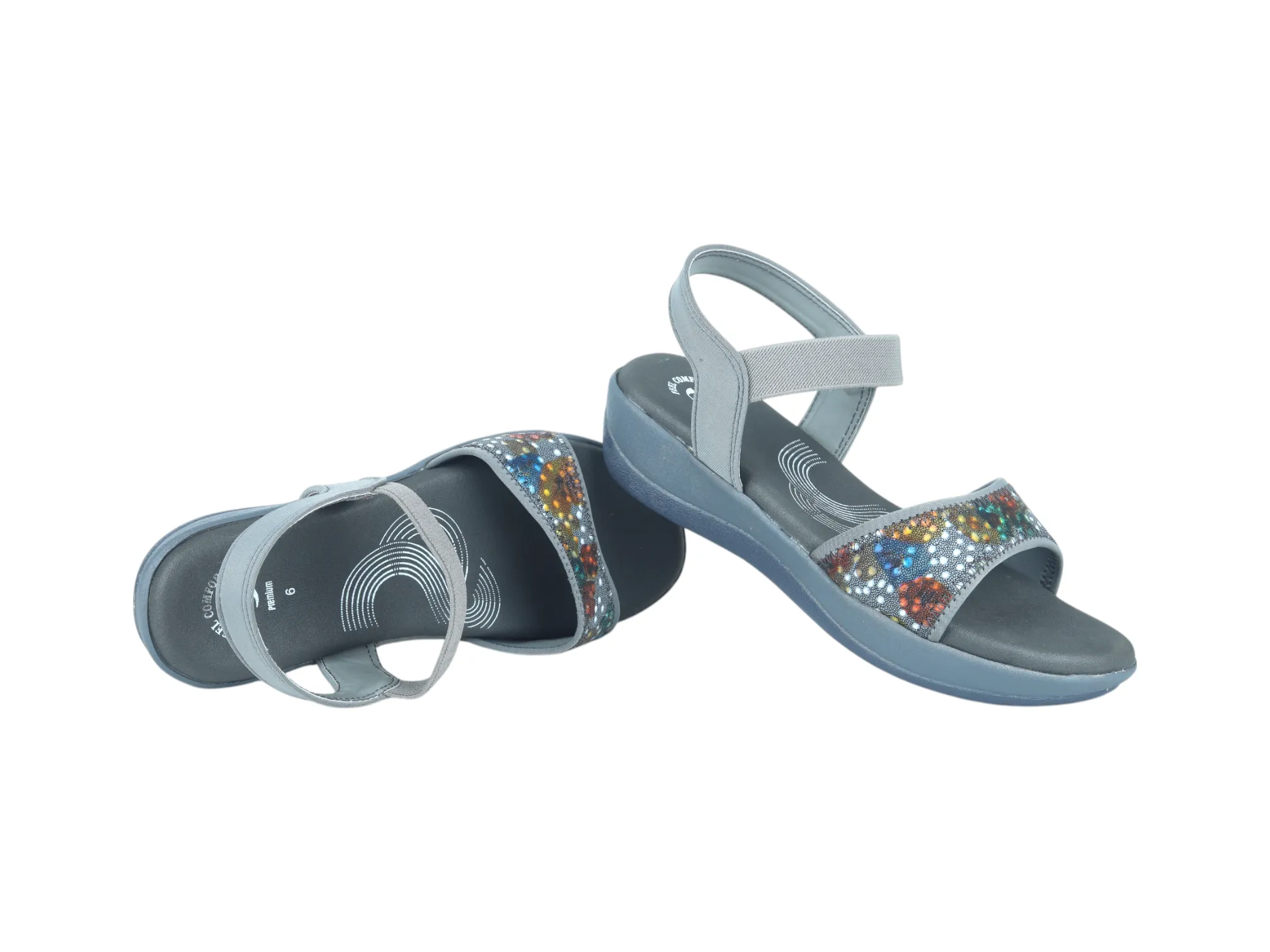 Ladies Comfort heel Sandal 56772