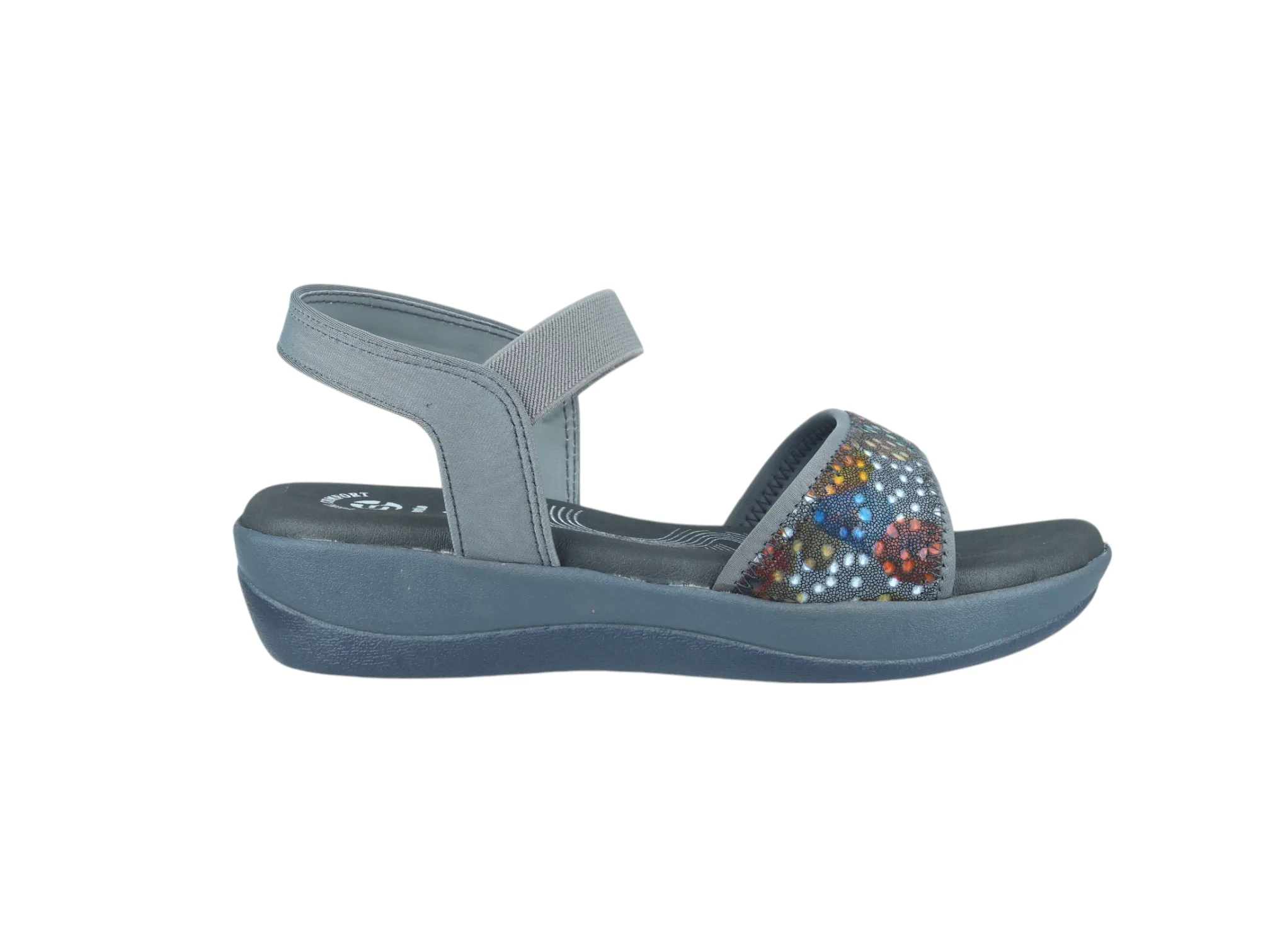 Ladies Comfort heel Sandal 56772
