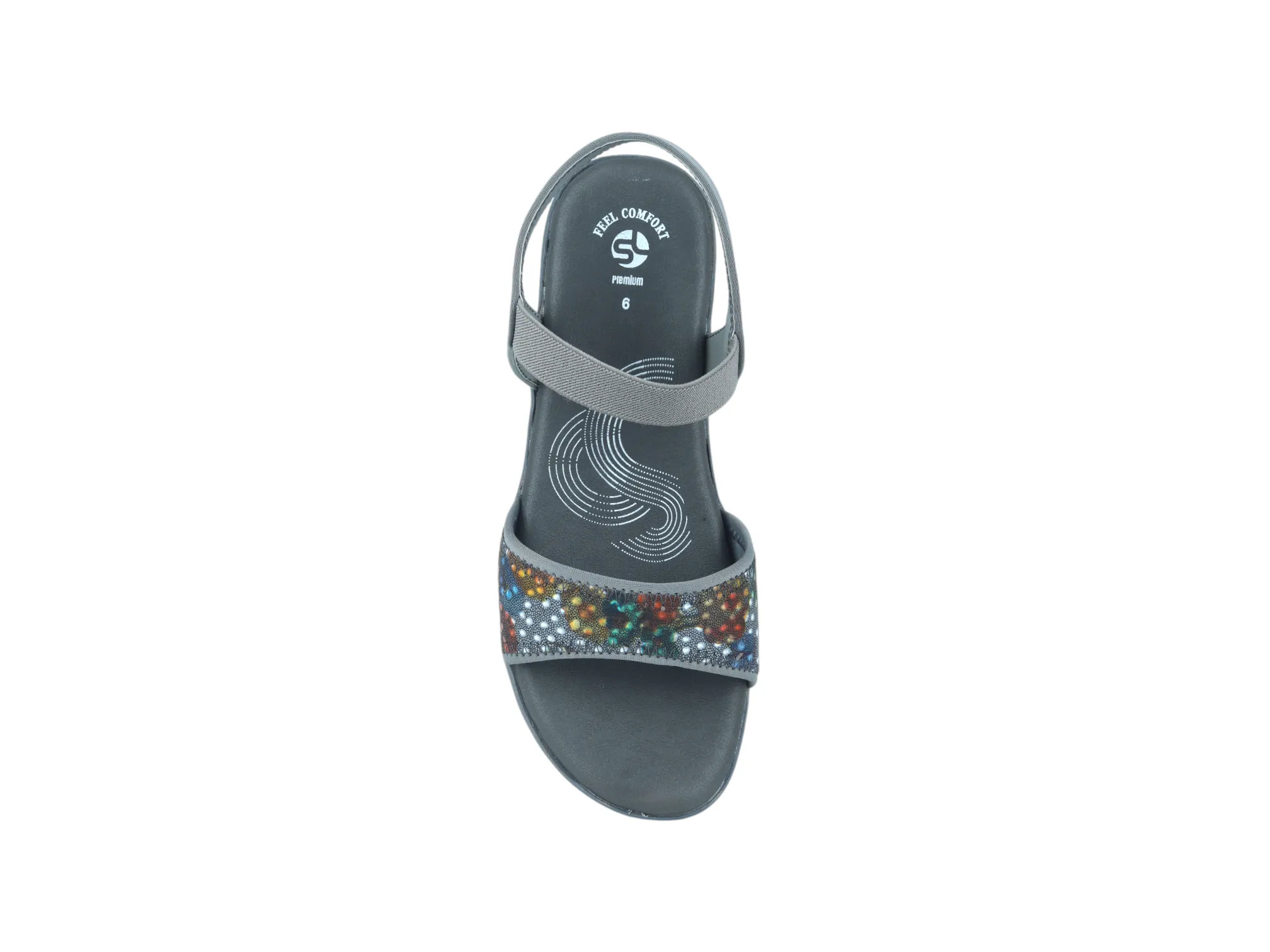 Ladies Comfort heel Sandal 56772