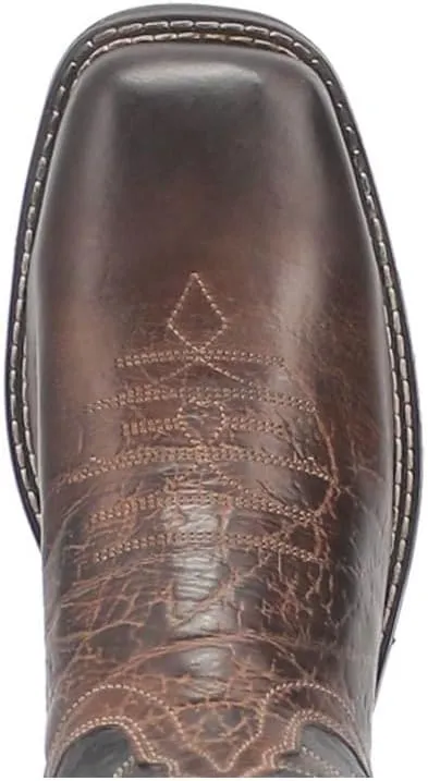 Laredo Brown/Black Hawke Broad Square Toe Men's 11 Inch Boots 6920-LAR