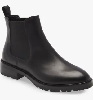 Leopold Chelsea Black Leather Boot
