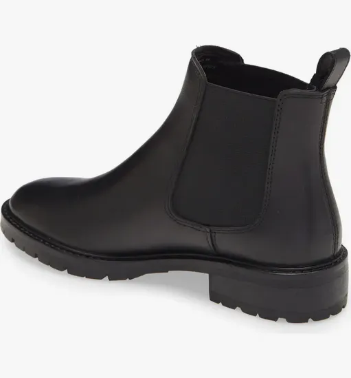 Leopold Chelsea Black Leather Boot