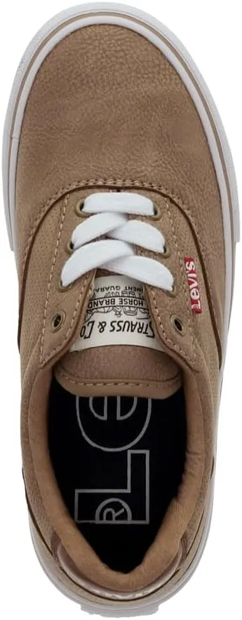 Levi's Kids Thane Synthetic Leather and Suede Casual Lace Up Sneaker Shoe