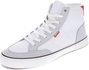 Levi's Mens Munro Mid Vegan Leather Casual Lace Up Sneaker Shoe