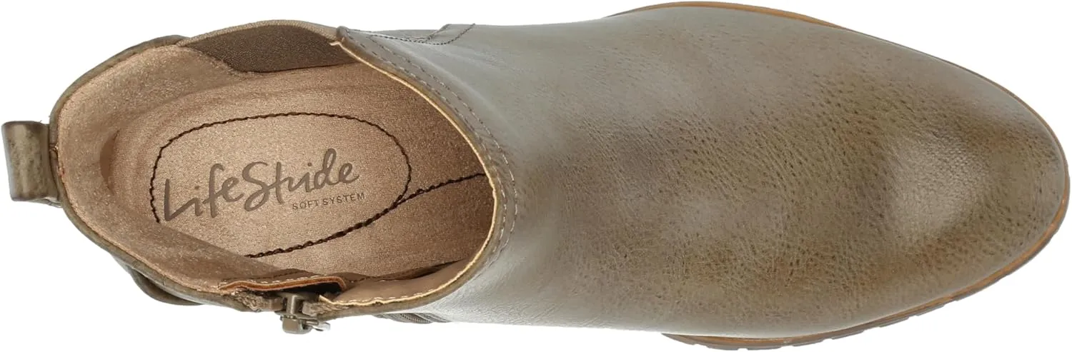 LifeStride Womens Mesa Boot Stone 9 M