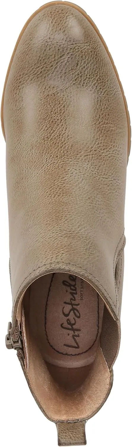 LifeStride Womens Mesa Boot Stone 9 M