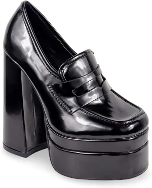 Liliana Footwear Women's Double Platform Loafer, ARI-12