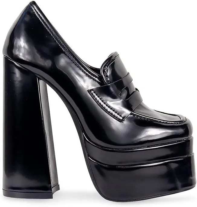 Liliana Footwear Women's Double Platform Loafer, ARI-12