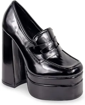 Liliana Footwear Women's Double Platform Loafer, ARI-12