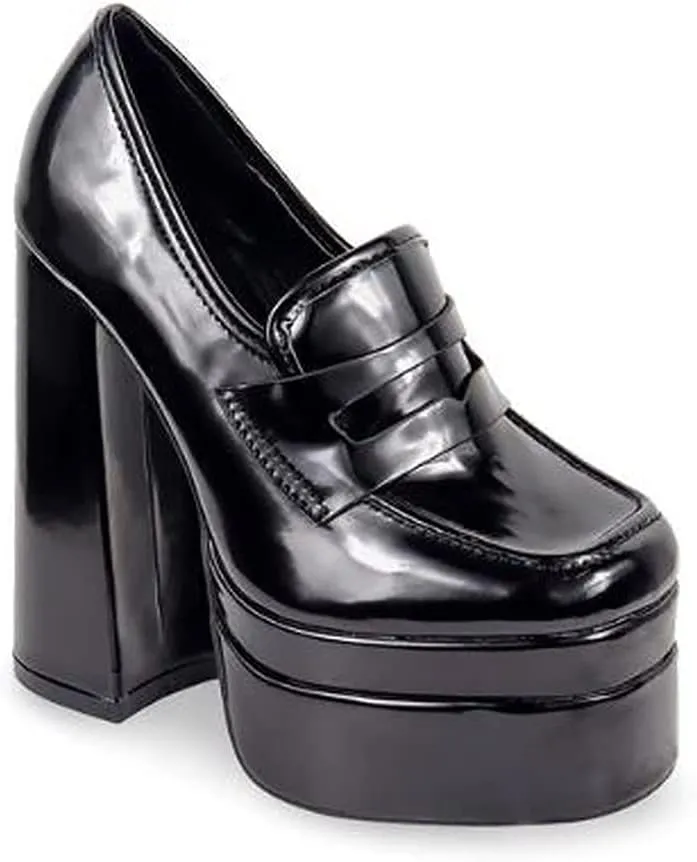 Liliana Footwear Women's Double Platform Loafer, ARI-12