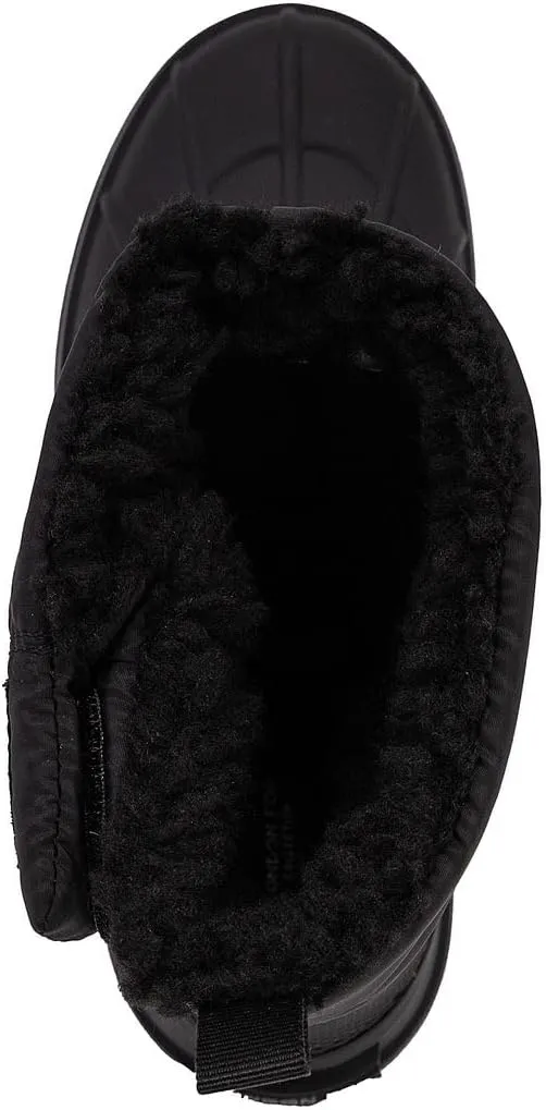 LONDON FOG Jett Waterproof Unisex Kids Snow Boot, Insulated Fleece Lined, Size 5 Toddler to 6 Big Kid, Black, Navy Blue, Grey