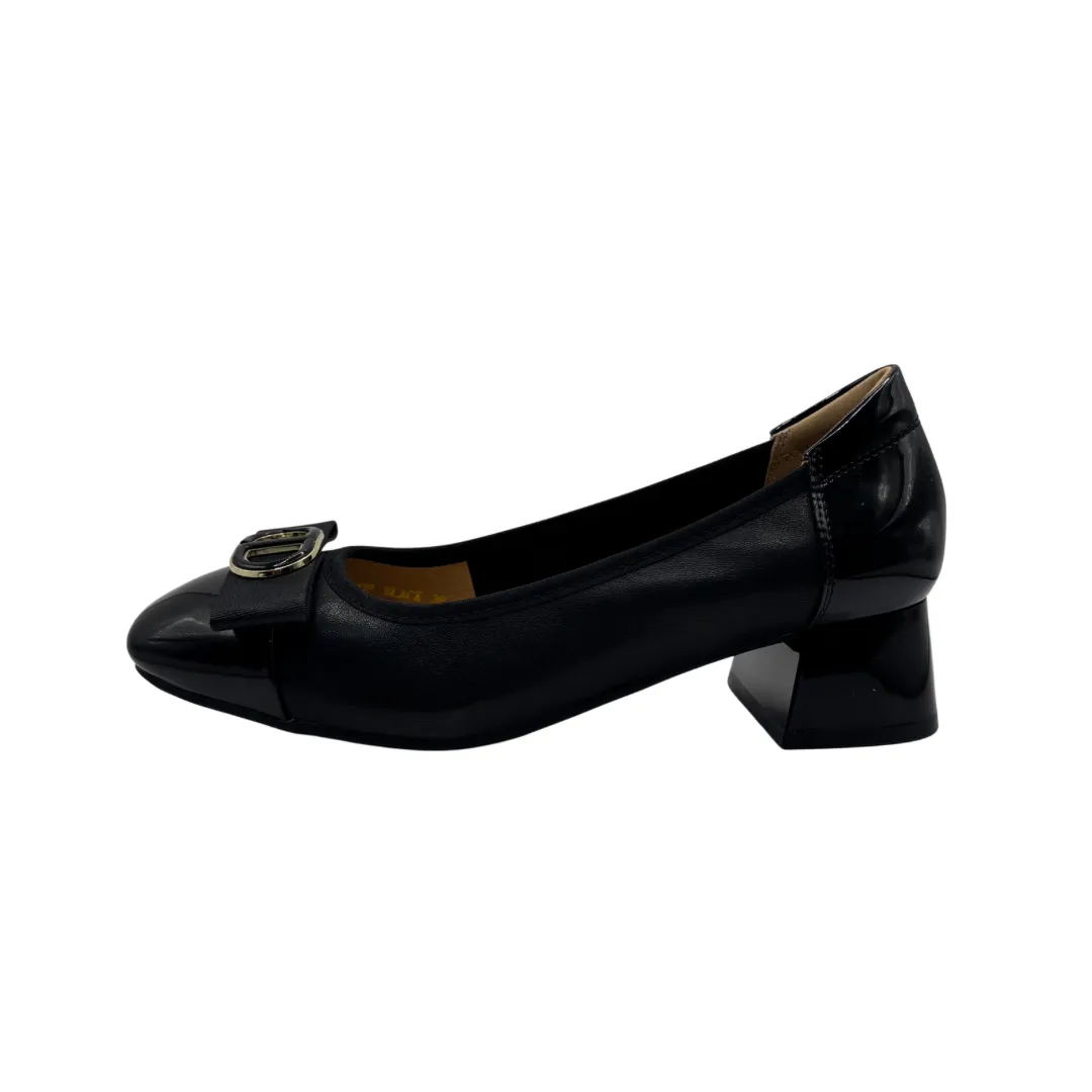 Loretta Vitale Black Heeled Shoe
