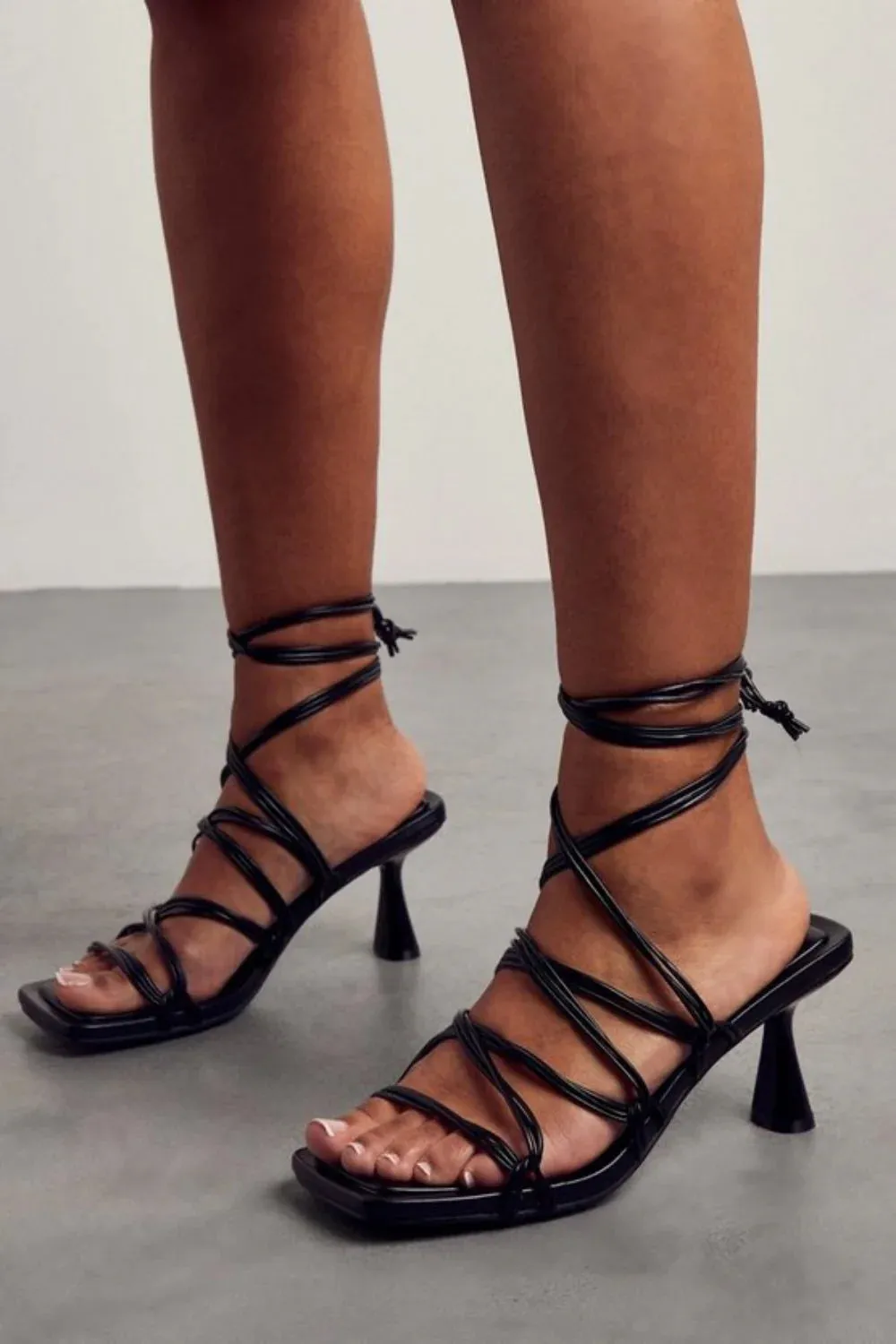 Low Heel Strappy Sandal