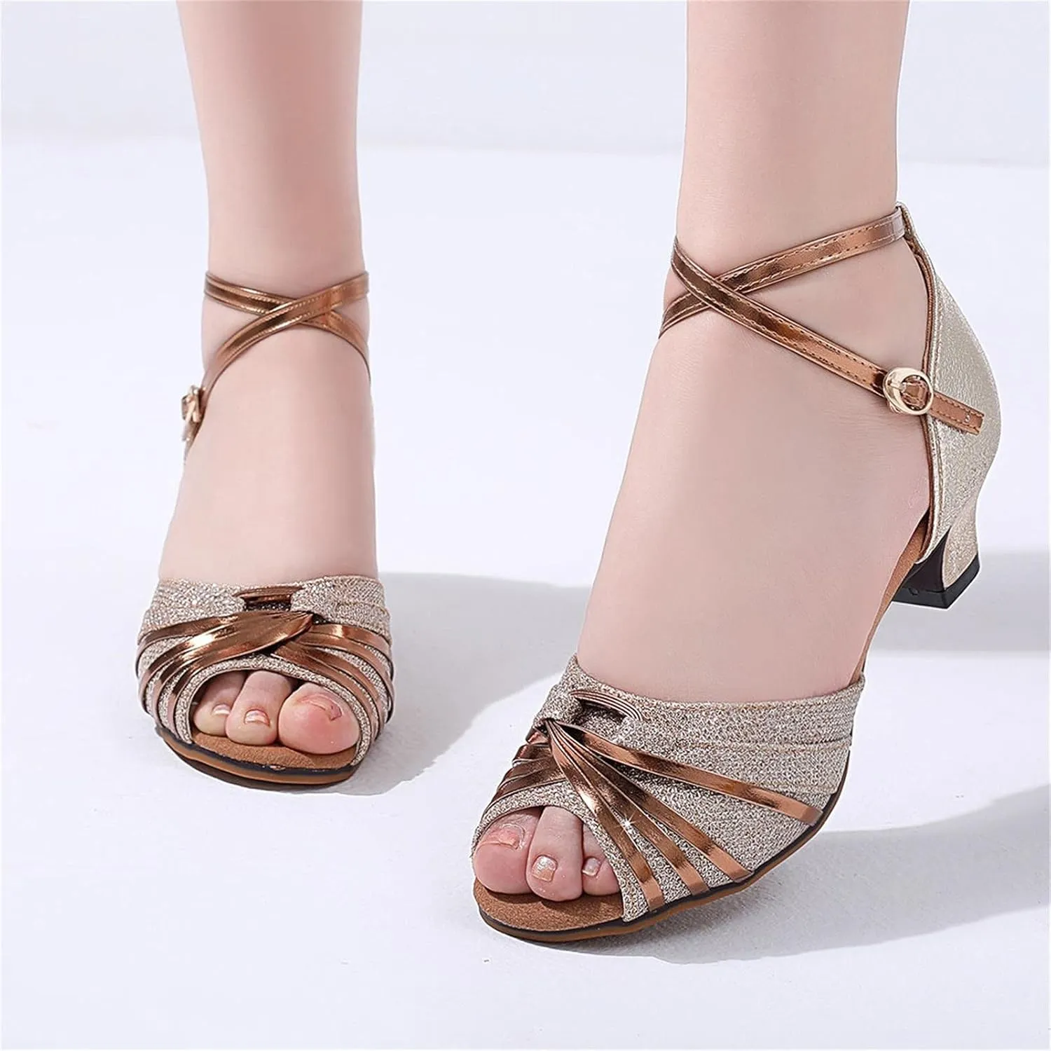 Low Heeled Thigh High Boots Leisure Dancing Heels Shoes Fashion Chunky Heel Booties for Women High Heel