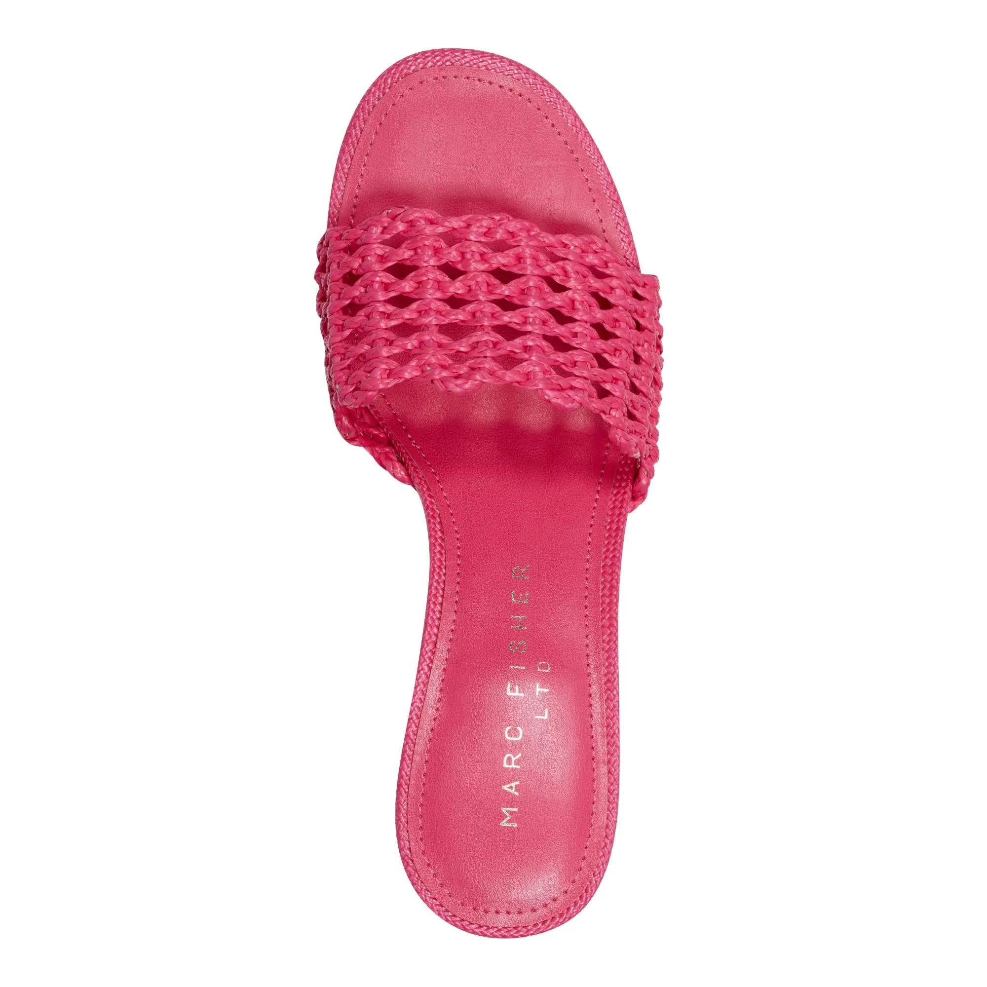 Marc Fisher LTD JAZMINE PINK89241/FT RAFFIA BRAID WOVE