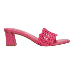 Marc Fisher LTD JAZMINE PINK89241/FT RAFFIA BRAID WOVE