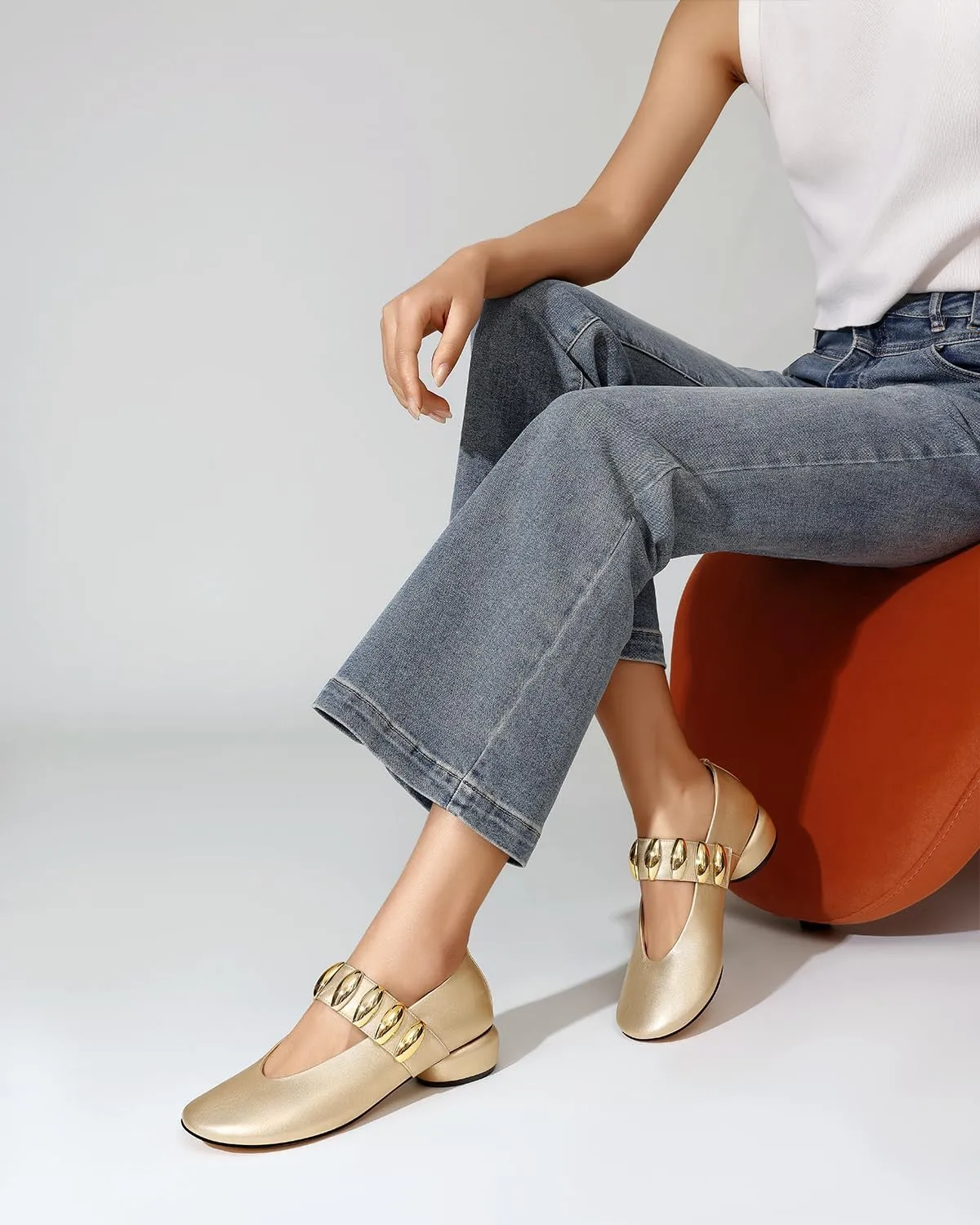 Mary Janes Dress Shoes for Women Heels Pumps Comfortable Closed Round Toe Chunky Low Heels Work Business Shoes