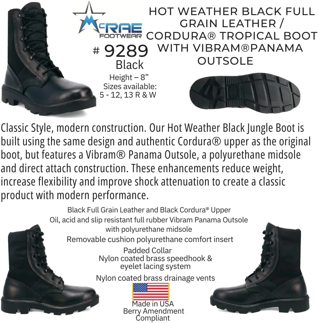 MCRAE Legacy Combat Boot with Panama Sole