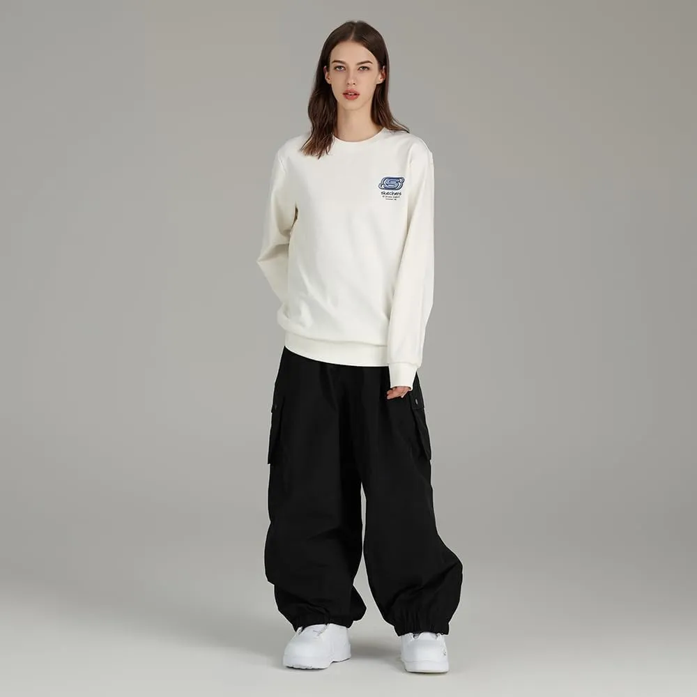 Mens Baggy Cargo Ski Pants Super Baggy Snowboard Snow Pant Women Insulated Loose Pant Sports Waterproof