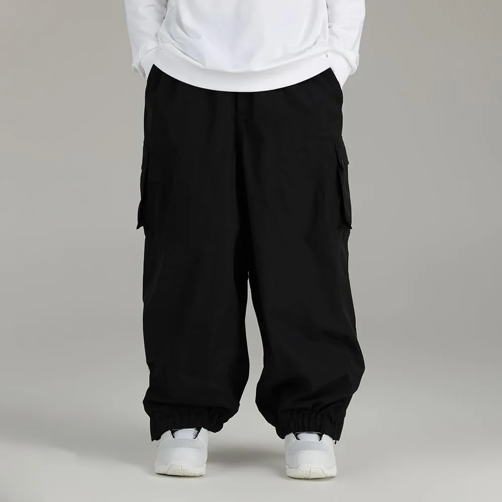 Mens Baggy Cargo Ski Pants Super Baggy Snowboard Snow Pant Women Insulated Loose Pant Sports Waterproof