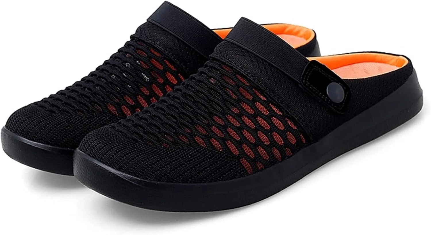 Mens Womens Mules & Clogs Garden Shoes Breathable Mesh Walking Mules Sneakers Open Back Slip On Shoes Non-Slip Outdoor Beach Sandals Unisex