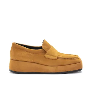 MOCASIN PLATAFORMA SENA VELOUR MIEL