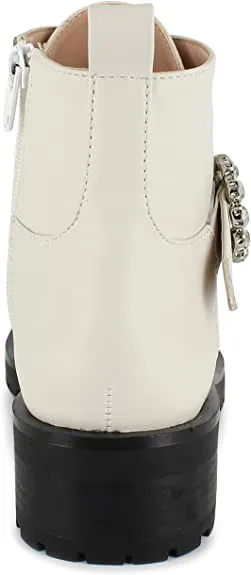 Nanette Nanette Lepore Women's Irina Fashion Boot, White, 10