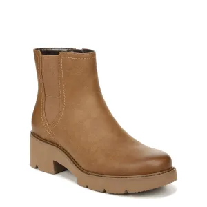 Naturalizer Womens Cade Lug Sole Ankle Boot Chestnut Brown 9 M