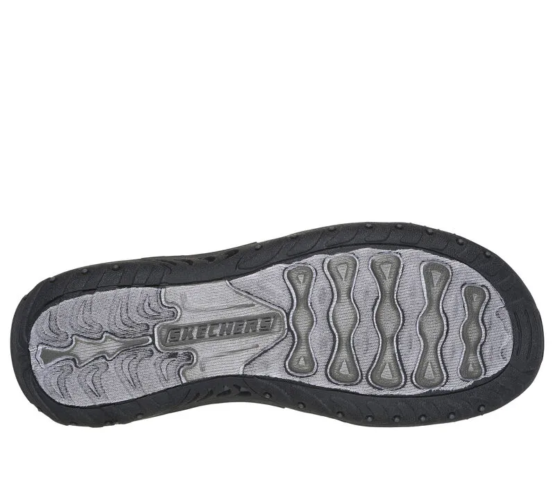 NEW Women's SKECHERS REGGAE - SEW ME Black Multi NYLON Sandals AUTHENTIC IN BOX