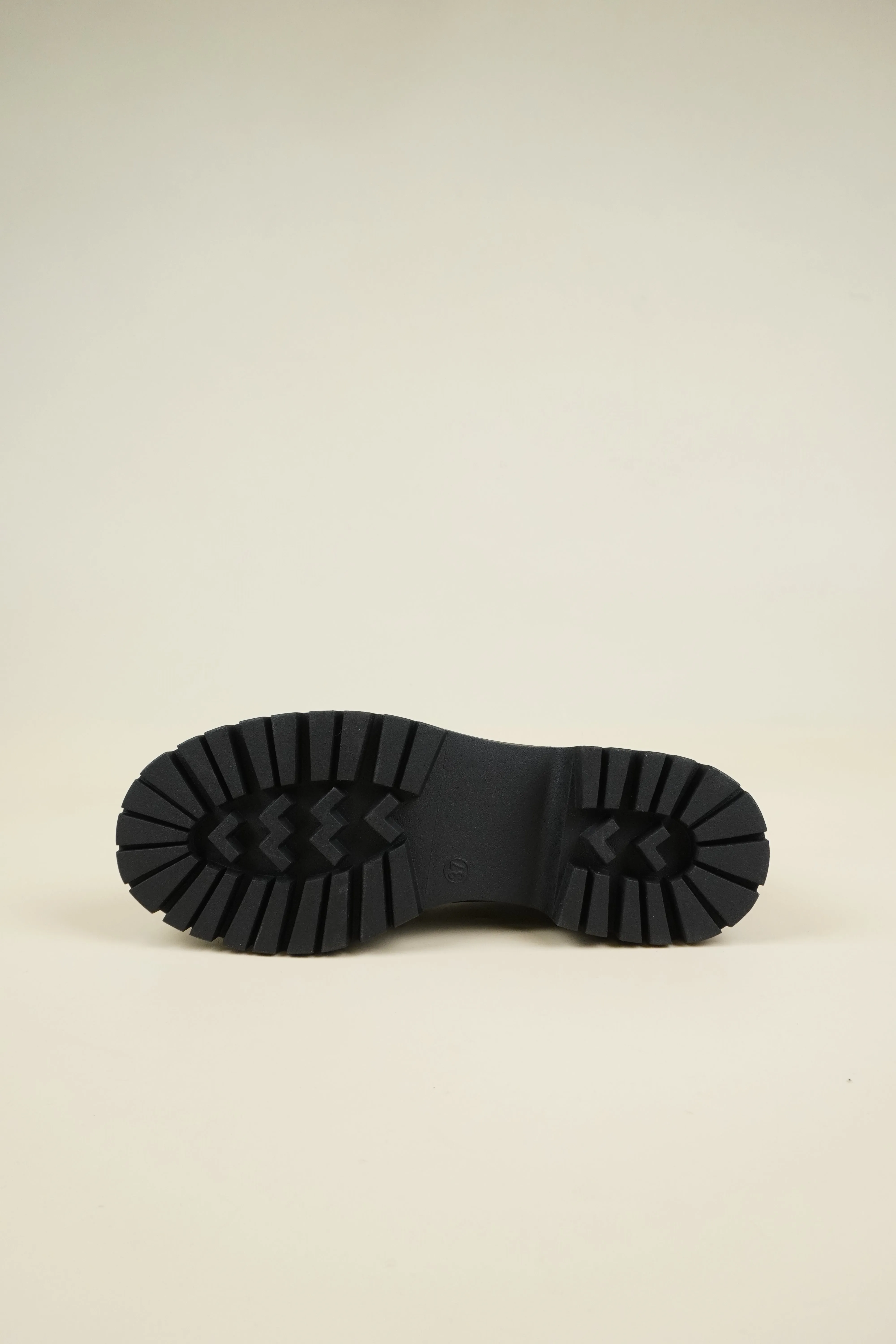 Női Platform Loafer - Fekete