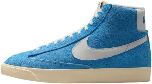 Nike Blazer Mid '77 Premium Men's Shoes (HF3157-400, University Blue/Muslin/Black/Sail)