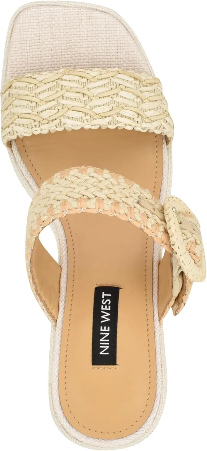 Nine West Women's Emerey Woven Slide Sandal
