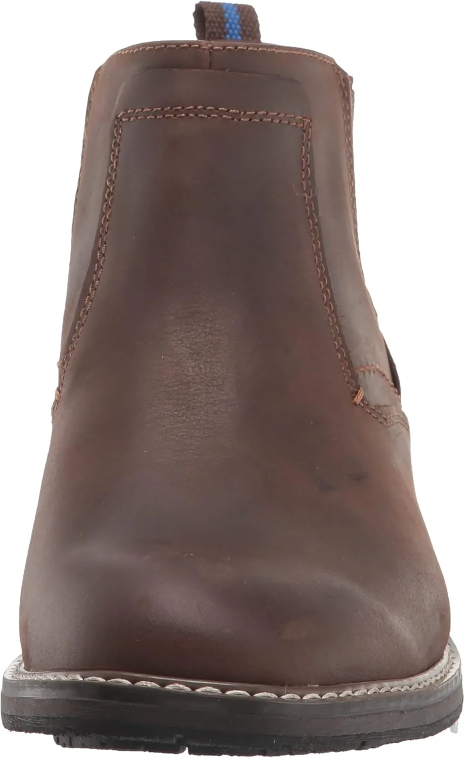 Nunn Bush Men's Fuse Plain Toe Chelsea Boot with Easy Pull on Elastic Panels
