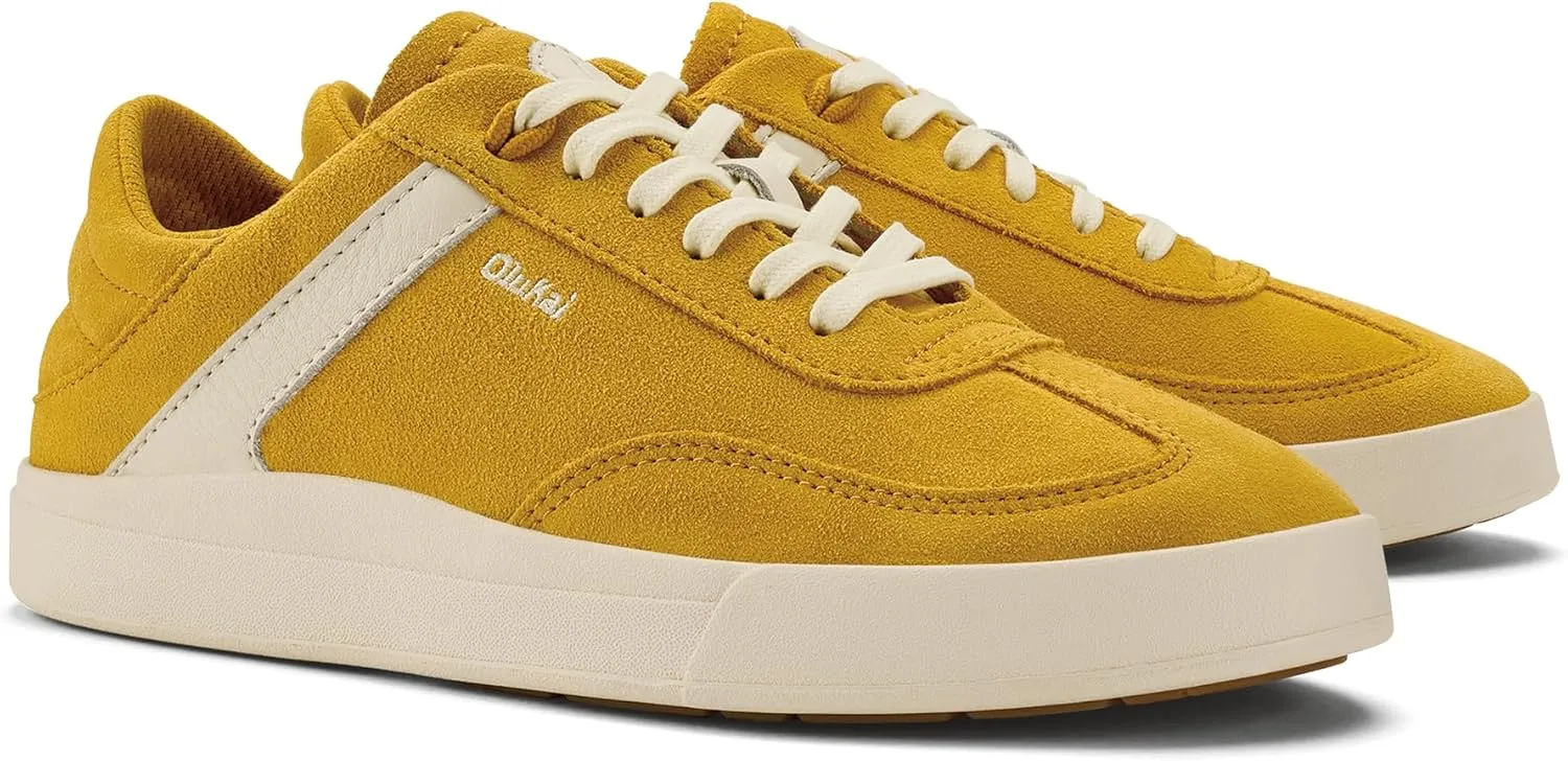 OLUKAI Ha'upu Women's Everyday Sneaker, Classic Lace-Up Design, Comfort Fit