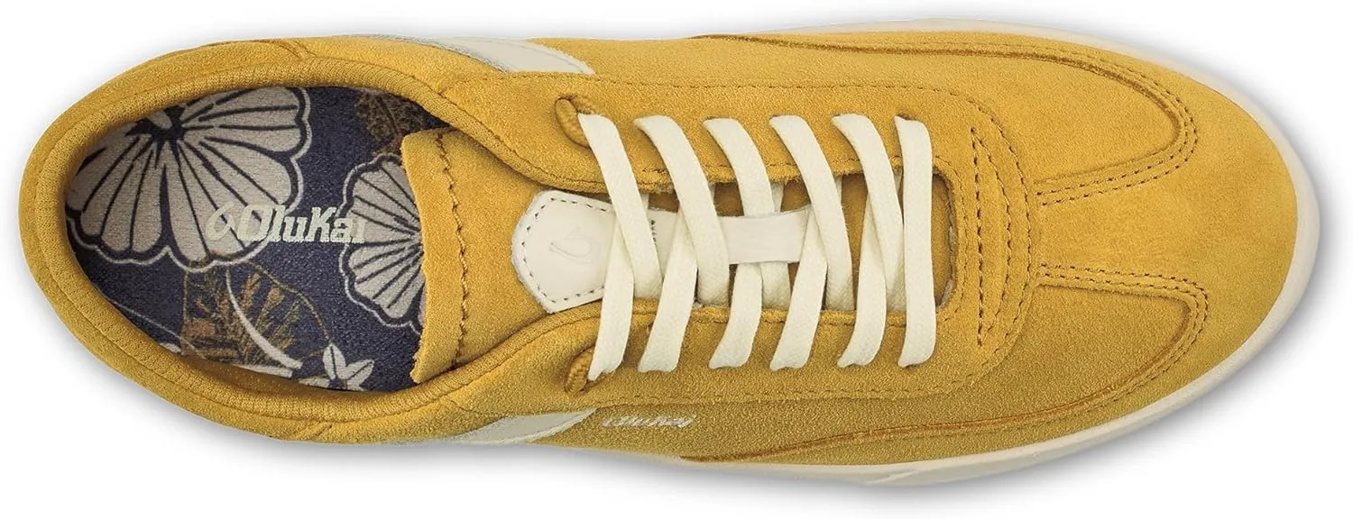 OLUKAI Ha'upu Women's Everyday Sneaker, Classic Lace-Up Design, Comfort Fit