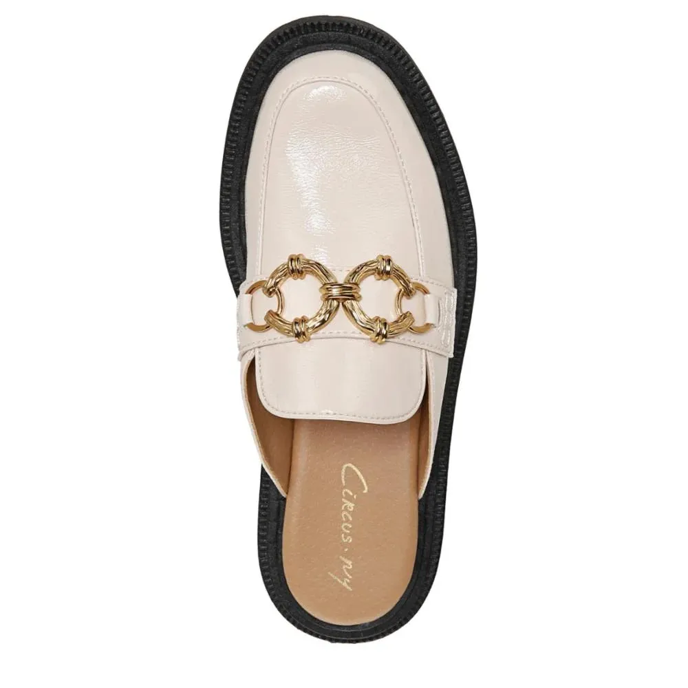 On Lug Rounded Price-cut Slip Sam Sole Edelman Evangeline Toe All-in-one Mules Circus Vanilla by
