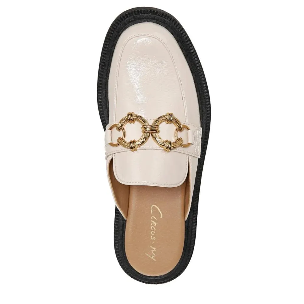 On Lug Rounded Price-cut Slip Sam Sole Edelman Evangeline Toe All-in-one Mules Circus Vanilla by