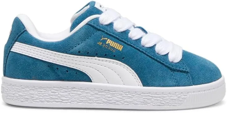PUMA Kids Boys Suede XL Lace Up Sneakers Shoes Casual - Blue - Size 3.5 M