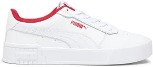 PUMA Womens Carina 2.0 Lace Up Sneakers Shoes Casual - White - Size 10 M