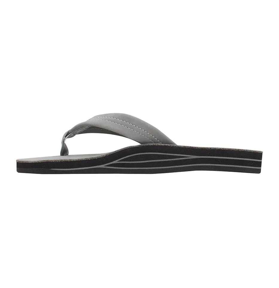 Rainbow Sandals Men's Double Layer Sandal - Cool Grey 302ALTS0GREY
