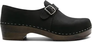 Sandgrens Handmade Swedish Wood Closed-Back Clogs for Men, Low Heel | Gunnar