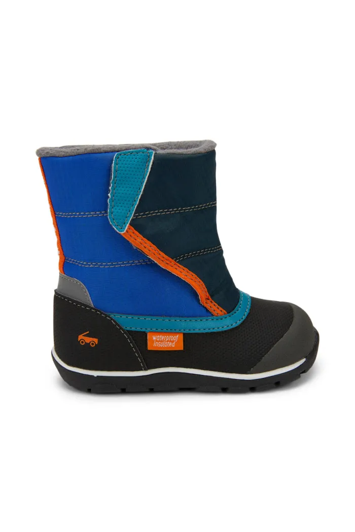 See Kai Run Boys Baker WP/IN Navy Blue Mix