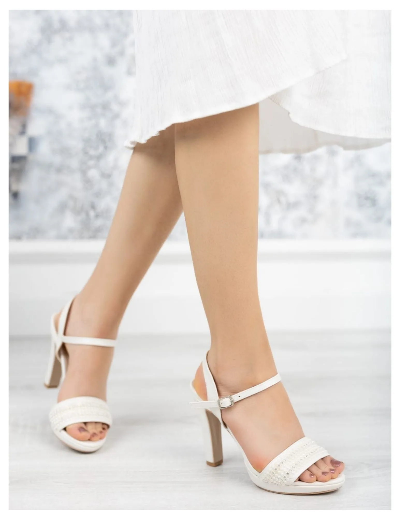 Serendipity High Platform Wedding Shoes