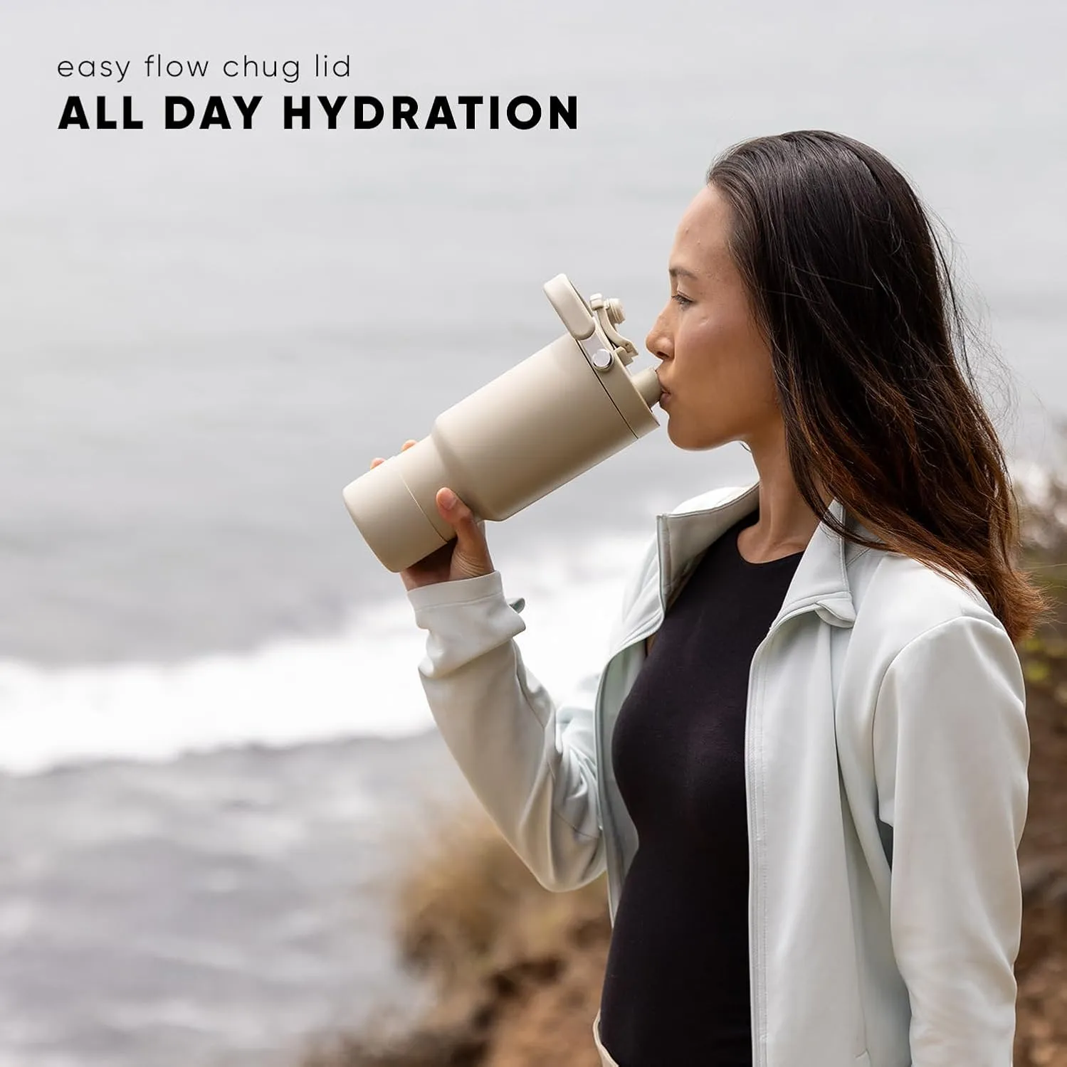 Simple Modern Trek Pivot | 30oz Flip Straw Tumbler with Handle | Water Bottle & Boot | Interchangeable Straw & Chug Lids | Insulated Stainless Steel Jug | Gym Sports Outdoors | Blush