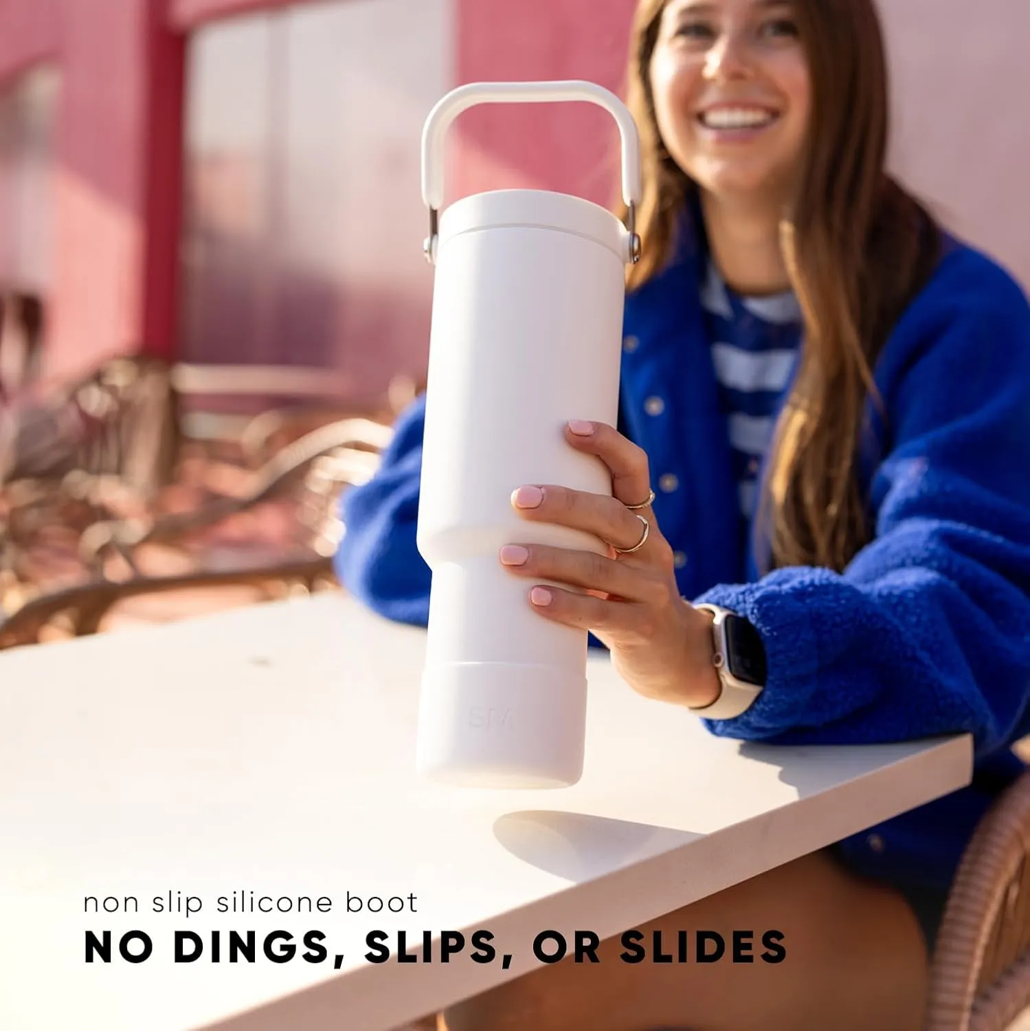 Simple Modern Trek Pivot | 40oz Flip Straw Tumbler with Handle | Water Bottle & Boot | Interchangeable Straw & Chug Lids | Insulated Stainless Steel Jug | Gym Sports Outdoors | Canary